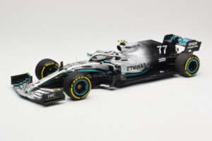 Mercedes AMG Petronas W10 #77 V. Bottas Winner USA GP 2019 Minichamps 1:18 110191877 Métal Moulé