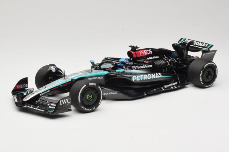 Mercedes AMG Petronas W15 E Performance #63 G. Russell Winner Austrian GP 2024 Minichamps 1:18 110241163 Métal Moulé