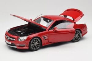 Mercedes AMG SL 63 R231 Rouge Maisto 1:18 36199 Métal Moulé — image 2 sur 8