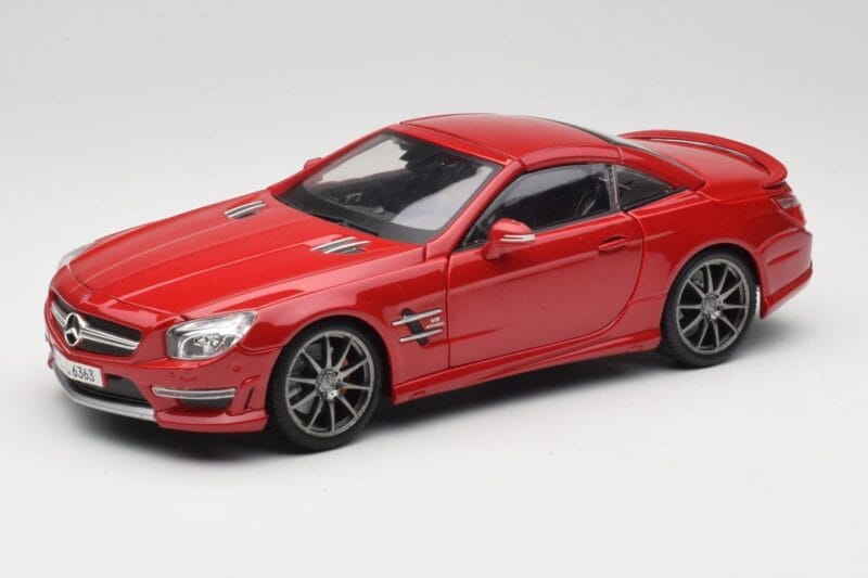 Mercedes AMG SL 63 R231 Rouge Maisto 1:18 36199 Métal Moulé
