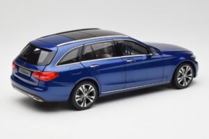 Mercedes C-Class S205 T-Modell Brilliant Bleu Métallisé Norev 1:18 B66960257 Métal Moulé — image 3 sur 8