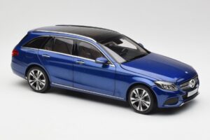 Mercedes C-Class S205 T-Modell Brilliant Bleu Métallisé Norev 1:18 B66960257 Métal Moulé — image 6 sur 8