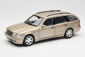 Mercedes C-Class T-Model W202 Smoke Silver Norev 1:18 183388 Métal Moulé