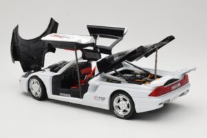 Mercedes C112 Sport Blanc & Noir Guiloy 1:18 68521 Métal Moulé — image 5 sur 8