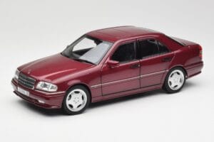Mercedes AMG C36 W202 Almandine Rouge Norev 1:18 B66040706 Métal Moulé