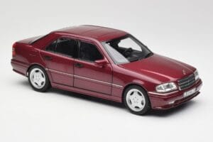 Mercedes AMG C36 W202 Almandine Rouge Norev 1:18 B66040706 Métal Moulé — image 6 sur 8