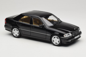 Mercedes C36 AMG W202 Obsidian Black Metallic Norev 1:18 183381 Métal Moulé — image 6 sur 8