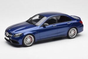 Mercedes AMG C63 S W205 Bleu GT Spirit 1:18 ZM044 Résine