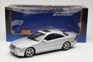 Mercedes CL500 C215 Lorinser Silver Metallic AUTOart 1:18 70121 Métal Moulé — image 8 sur 8