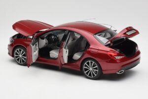 Mercedes CLA C117 Designo Patagonia Rouge Métallisé Norev 1:18 B66960131 Métal Moulé — image 5 sur 8