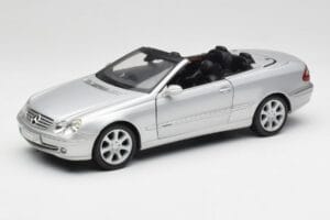 Mercedes CLK 500 Cabriolet Elegance A209 Argent Kyosho 1:18 B66962172 Métal Moulé
