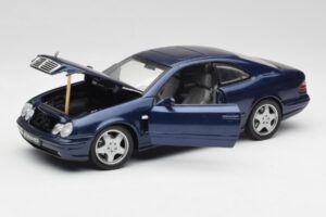 Mercedes CLK 55 AMG C209 Bleu Métallique Anson 1:18 30343 Métal Moulé — image 2 sur 8