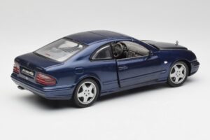 Mercedes CLK 55 AMG C209 Bleu Métallique Anson 1:18 30343 Métal Moulé — image 3 sur 8