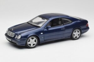 Mercedes CLK 55 AMG C209 Bleu Métallique Anson 1:18 30343 Métal Moulé