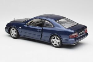 Mercedes CLK 55 AMG C209 Bleu Métallique Anson 1:18 30343 Métal Moulé — image 7 sur 8