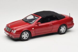 Mercedes CLK A208 Cabriolet Rouge Anson 1:18 30338 Métal Moulé