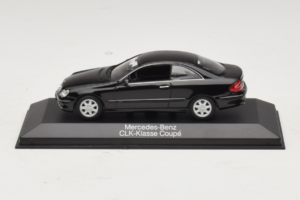 Mercedes CLK W208 Noir Minichamps 1:43 B66961946 Métal Moulé