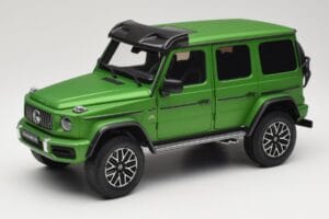 Mercedes G 63 AMG 4x4 Squared Green Hell Magno Almost Real 1:18 820821 Métal Moulé