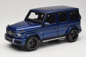Mercedes G 63 AMG W463 Blue Metallic Minichamps 1:18 110037061 Métal Moulé