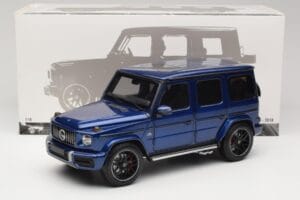 Mercedes G 63 AMG W463 Blue Metallic Minichamps 1:18 110037061 Métal Moulé — image 8 sur 8