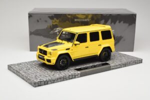 Mercedes Brabus 850 6.0 Widestar G63 W463 Electric Beam Yellow Minichamps 1:18 107032402 Métal Moulé — image 6 sur 6