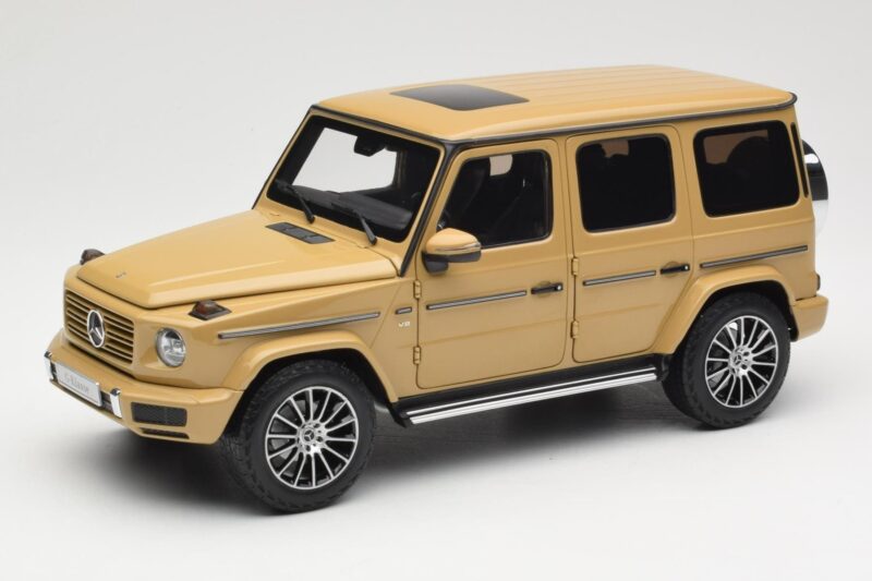 Mercedes G-Class G 500 W463A Solarbeam Yellow Metallic Minichamps 1:18 113037108 Métal Moulé