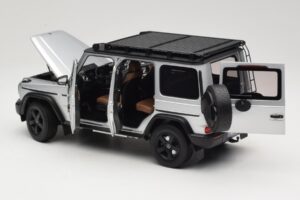Mercedes G-Class W463 Iridium Silver Norev 1:18 183030 Métal Moulé — image 5 sur 8