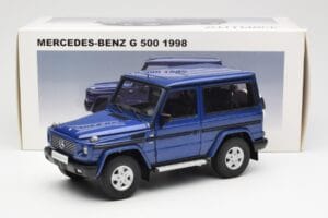 Mercedes G500 W463 SWB Bleu AUTOart 1:18 76114 Métal Moulé — image 8 sur 8