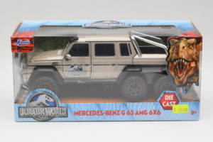 Mercedes AMG G63 6x6 Jurassic World Jada 1:24 97080 Métal Moulé
