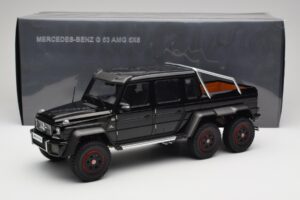 Mercedes AMG G63 W463 6x6 Gloss Noir AUTOart 1:18 76306 Composite — image 8 sur 8