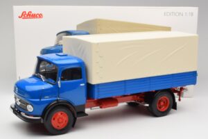 Mercedes L911 Bleu Schuco 1:18 450044800 Métal Moulé — image 8 sur 8