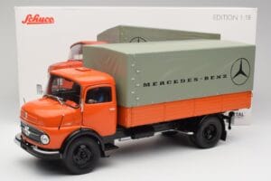 Mercedes L911 Orange Schuco 1:18 450044700 Métal Moulé — image 8 sur 8