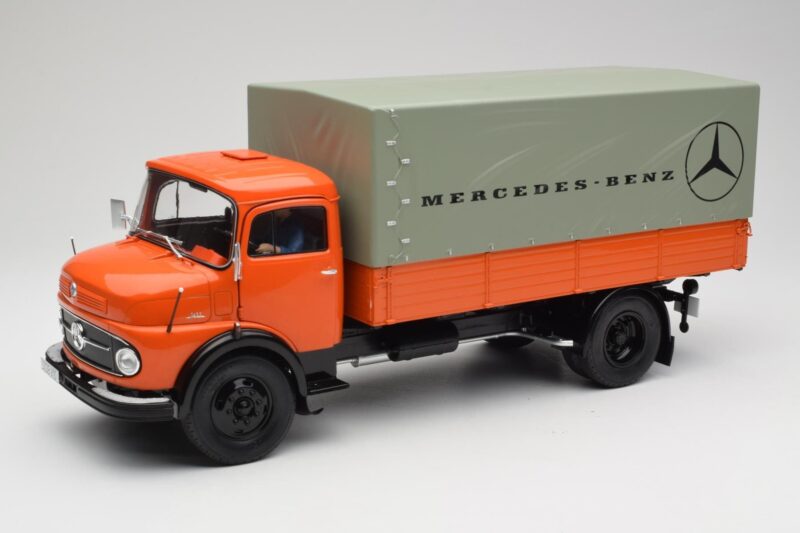 Mercedes L911 Orange Schuco 1:18 450044700 Métal Moulé