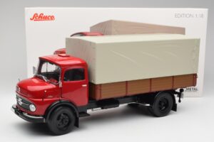 Mercedes L 911 Rouge Schuco 1:18 450016400 Métal Moulé — image 8 sur 8