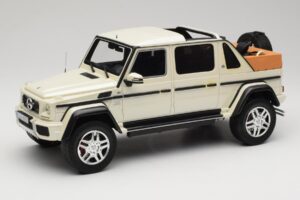 Mercedes Maybach G650 Landaulet W463 Blanc Schuco 1:18 450017800 Métal Moulé