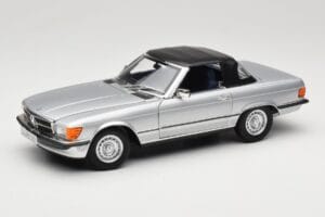 Mercedes R107 380 SL Argent Norev 1:18 183725 Métal Moulé