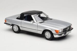 Mercedes R107 380 SL Argent Norev 1:18 183725 Métal Moulé — image 6 sur 8