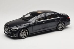 Mercedes S-Class W223 AMG Line Anthracite Blue Norev 1:18 183800 Métal Moulé