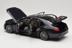 Mercedes S-Class W223 AMG Line Anthracite Blue Norev 1:18 183800 Métal Moulé — image 5 sur 8