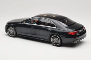 Mercedes S-Class W223 AMG Line Anthracite Blue Norev 1:18 183800 Métal Moulé — image 7 sur 8