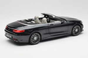 Mercedes S-Class Cabriolet A217 Magnetite Noir Métallisé Norev 1:18 B66960354 Métal Moulé — image 3 sur 8