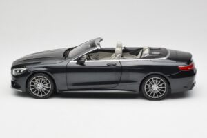 Mercedes S-Class Cabriolet A217 Magnetite Noir Métallisé Norev 1:18 B66960354 Métal Moulé — image 4 sur 8
