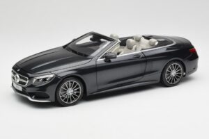 Mercedes S-Class Cabriolet A217 Magnetite Noir Métallisé Norev 1:18 B66960354 Métal Moulé