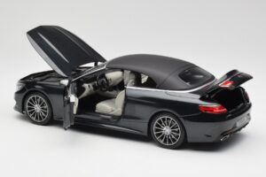 Mercedes S-Class Cabriolet A217 Magnetite Noir Métallisé Norev 1:18 B66960354 Métal Moulé — image 5 sur 8
