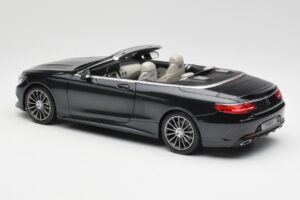 Mercedes S-Class Cabriolet A217 Magnetite Noir Métallisé Norev 1:18 B66960354 Métal Moulé — image 7 sur 8