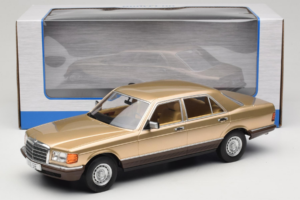 Mercedes S-Class W126 Metallic Beige MCG 1:18 MCG18548 Métal Moulé — image 6 sur 6