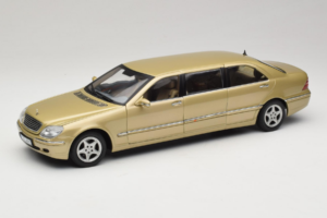 Mercedes S-Class W220 Pullman Gold Metallic Sun Star 1:18 4113 Métal Moulé