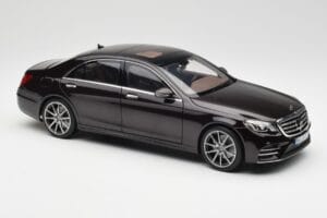 Mercedes S-Class W222 AMG Line Ruby Noir Metallic Norev 1:18 183483 Métal Moulé — image 6 sur 8