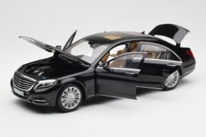 Mercedes S-Class W222 Noir Metallic Norev 1:18 183480 Métal Moulé — image 2 sur 8