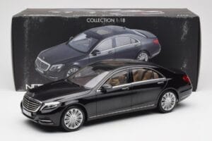 Mercedes S-Class W222 Noir Metallic Norev 1:18 183480 Métal Moulé — image 8 sur 8